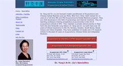 Desktop Screenshot of dr-yang-acupuncture.com